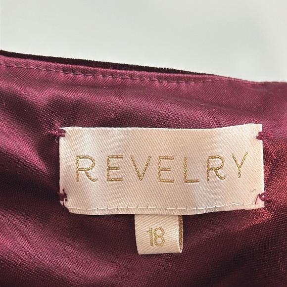 Revelry One-Shoulder Burgundy Maxi Dress - Picture 10 of 10